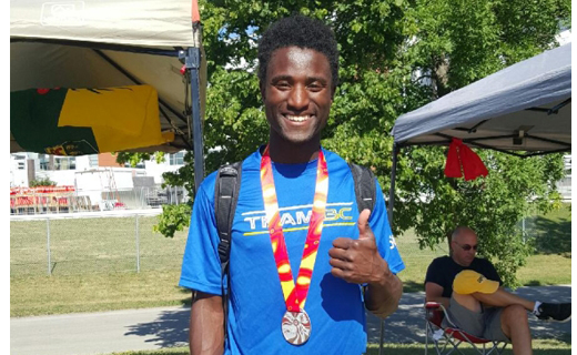 A silver afternoon for Team BC in athletics 